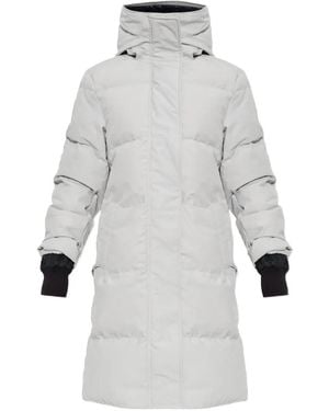 Canada Goose Louise Hooded Parka Coat - White