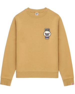 A Bathing Ape Appliqué Crew-Neck Sweatshirt - Natural