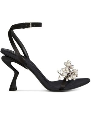 PUCCI Sandali Con Decorazione 95Mm - Nero