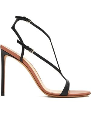 Francesco Russo Sandalen Met Hoge Hak En Bandjes - Wit