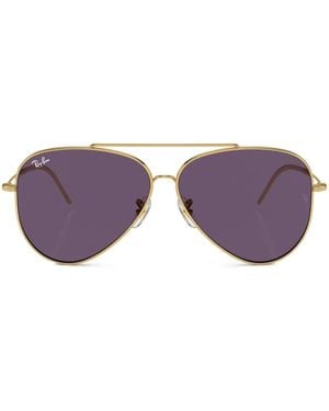 Ray-Ban Aviator Reverse サングラス - パープル