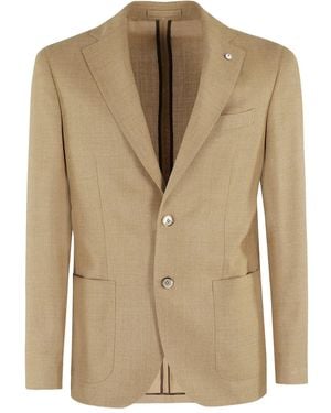 L.B.M. 1911 Blazer En Laine À Simple Boutonnage - Neutre