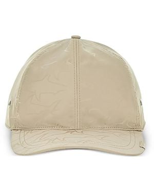 Paul & Shark Sharks-Print Baseball Cap - Natural