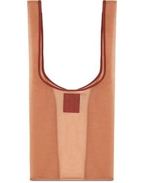 Forte Forte Tote Bag aus Tüll - Weiß