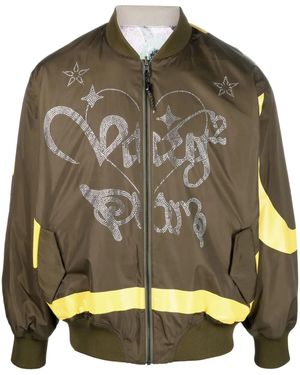 Perks And Mini Varg 2.0 Reversible Bomber Jacket - Green