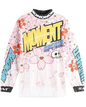 Monokemade Graphic-Print Long-Sleeve T-Shirt - White
