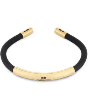 Elisabetta Franchi Necklace With Jewel Plaque - Metallic