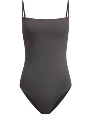 12 STOREEZ Open-Back Swimsuit - Grey