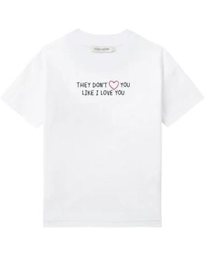 Joshua Sanders Text-Print T-Shirt - White