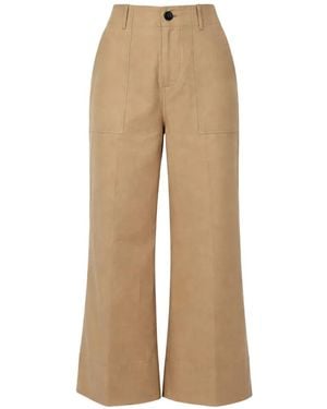 Liu Jo High-Waisted Pants - Natural