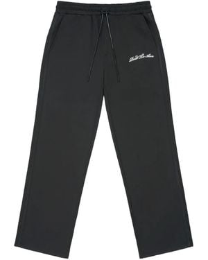 RTA Logo-Embroidered Track Pants - Gray