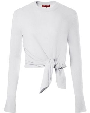 Altuzarra Nalini Knot-Detail Cashmere Jumper - White