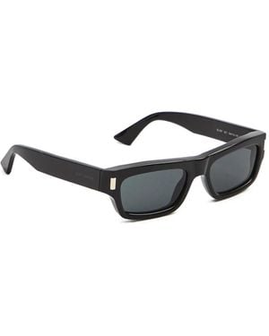 Saint Laurent スクエアフレーム サングラス - ブラック