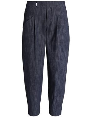 PNTS Pleated Trousers - Blue