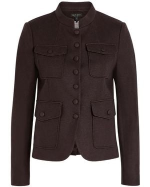 Rag & Bone Chaqueta con bolsillo con botón - Marrón