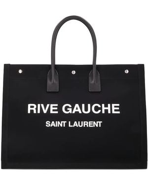 Saint Laurent Rive Gauche Tote Bag - Black