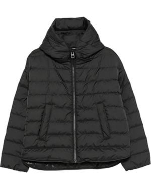 Marc O' Polo Quilted Hooded Jacket - Black