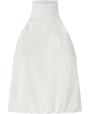 Pinko Haut À Dos-Nu - Blanc