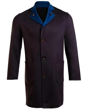 Kiton Parana1 Cashmere Coat - Blue