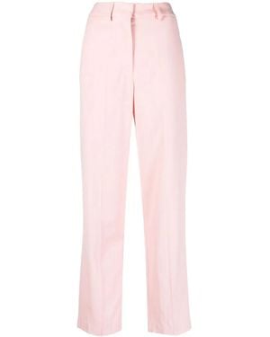 forte_forte High-Waist Tailored Trousers - Pink