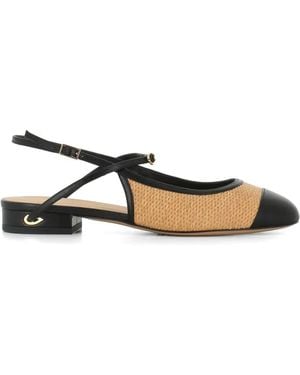 Jennifer Chamandi Zapatos de tacón Mattia con tira tejida - Blanco