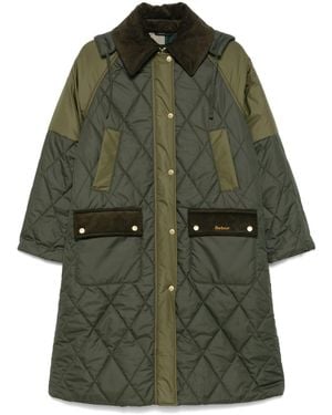 Barbour Cookston Longline Coat - Green