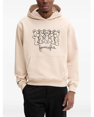 INBETWEENERS Hoodie Met Print - Naturel