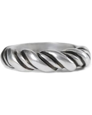 Ann Demeulemeester Bice Twisted Ring - Weiß