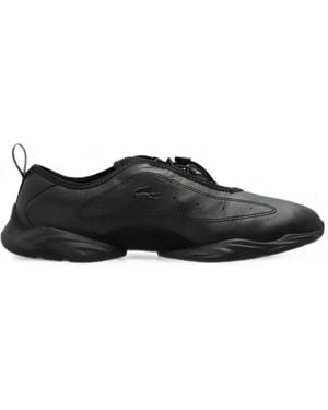 Lacoste Tennis Ballerina Leather Trainers - Black