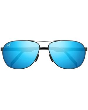 Maui Jim Mirrored Sunglasses - Blue