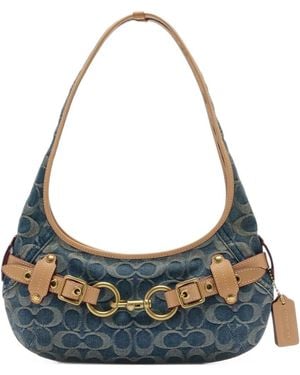 COACH Belted Ergo Shoulder Bag 26 - Blue