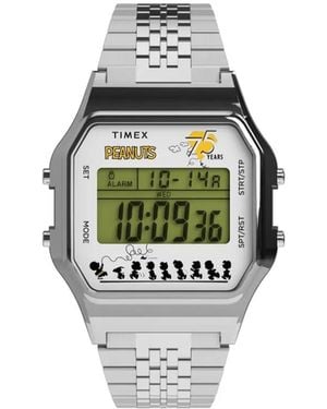 Timex X Peanuts T-80 34Mm - White