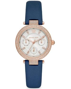Michael Kors Parker 33Mm Watch - Blue