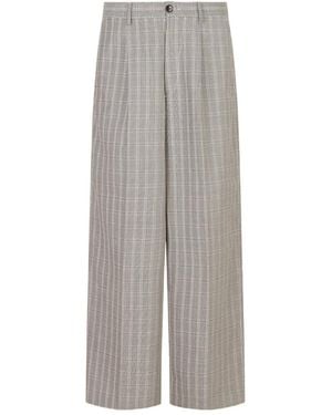 Marni Hose mit Schottenkaro - Grau