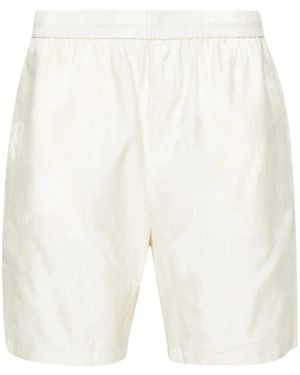 Daily Paper Salim Monogram-Jacquard Shorts - White