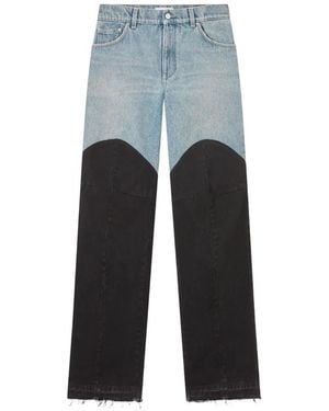 Stella McCartney Patchwork Panel Denim Jeans - Blue