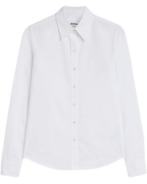 Jil Sander Fitted Poplin Shirt - White