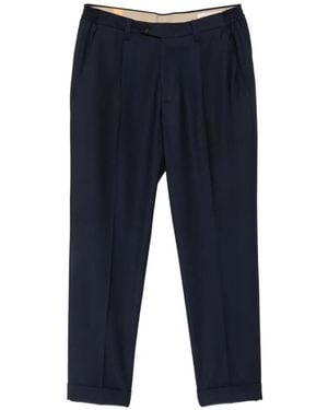 Alpha Industries Pleated Wool Pants - Blue