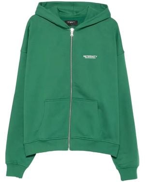 RETERNITY Creative Department Zip-Up Hoodie - Green