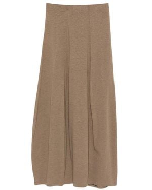 Viktoria Chan Cilla Jersey Maxi Skirt - Natural