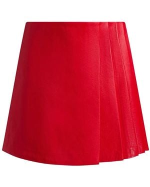 Alice + Olivia Toni Aライン ミニスカート - レッド