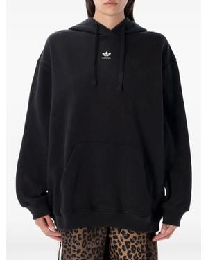 adidas Small-Logo Hoodie - Blue