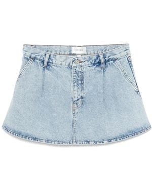 FRAME The Pleated Skirt - Blue