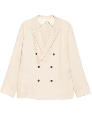 NN07 Jordin Double-Breasted Blazer - Natural