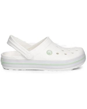 Crocs™ Perforated Slingback Clogs - White