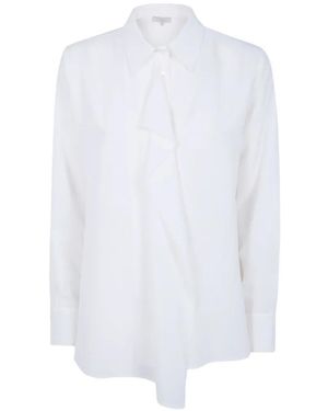 Antonelli Long-sleeved ruffled shirt - Weiß