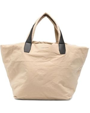 VEE COLLECTIVE Essence Logo-Detail Holdall - Natural