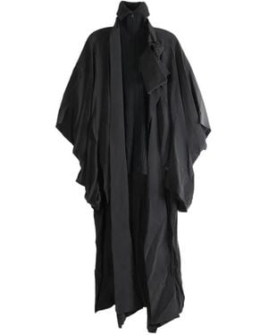 Yohji Yamamoto Kimono-Sleeve Coat - Black