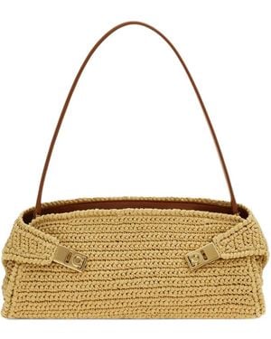 Ferragamo Hug East-West Shoulder Bag - Metallic
