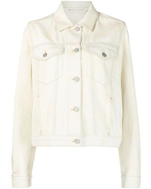 Palm Angels Bull Denim Jacket - Natural